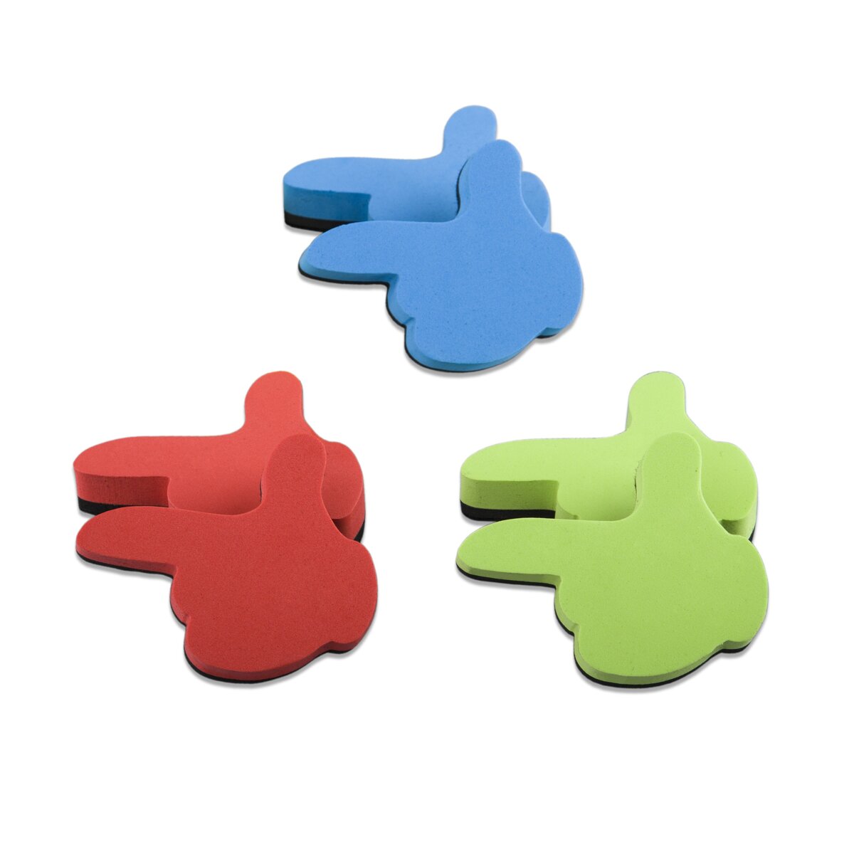 M67手指形定制EVA毛氈黑板白板擦